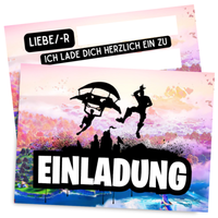 Kindergeburtstag Einladungen Junge – 8Er Set Mit Gaming Zocken Gamer Karten #31