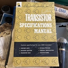 Howard Sams Transistor Specifications Manual 1964 First Edition