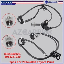 2PCS ABS Speed Sensor For 2004-2008 Toyota Prius Front Driver and Passenger Side