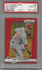 2013 Panini Prizm Ian Desmond Red Prizm PSA 10