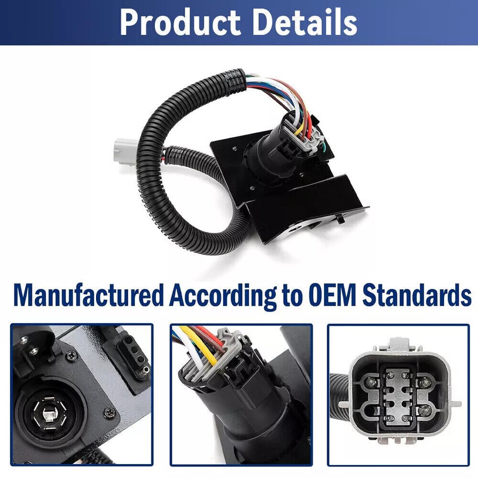 For 99 01 F250 F350 Super Duty Ford 4 & 7 Pin Trailer Tow Wiring