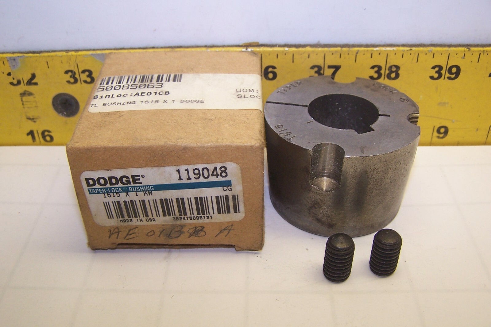 NEW DODGE 1615 X 1 KW TAPERLOCK BUSHING 119048 eBay
