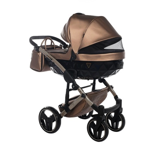 JUNAMA FLUO LINE V2 BABY PRAM STROLLER 3in1 CARRYCOT+ PUSHCHAIR + CAR SEAT - Picture 3 of 84