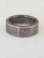 PORTUGAL Coin Ring Portuguese Ring Handmade Ring Unique Gift Travel Gift