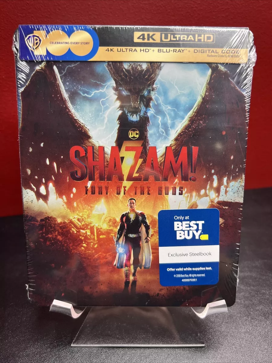 Shazam! Fury of the Gods 4K Blu-ray (4K Ultra HD + Blu-ray + Digital 4K)