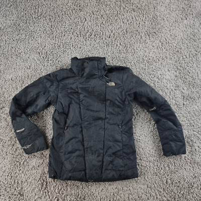 The North Face Mantel Damen Medium Recco schwarz Regen wasserdicht Vintage R1-1