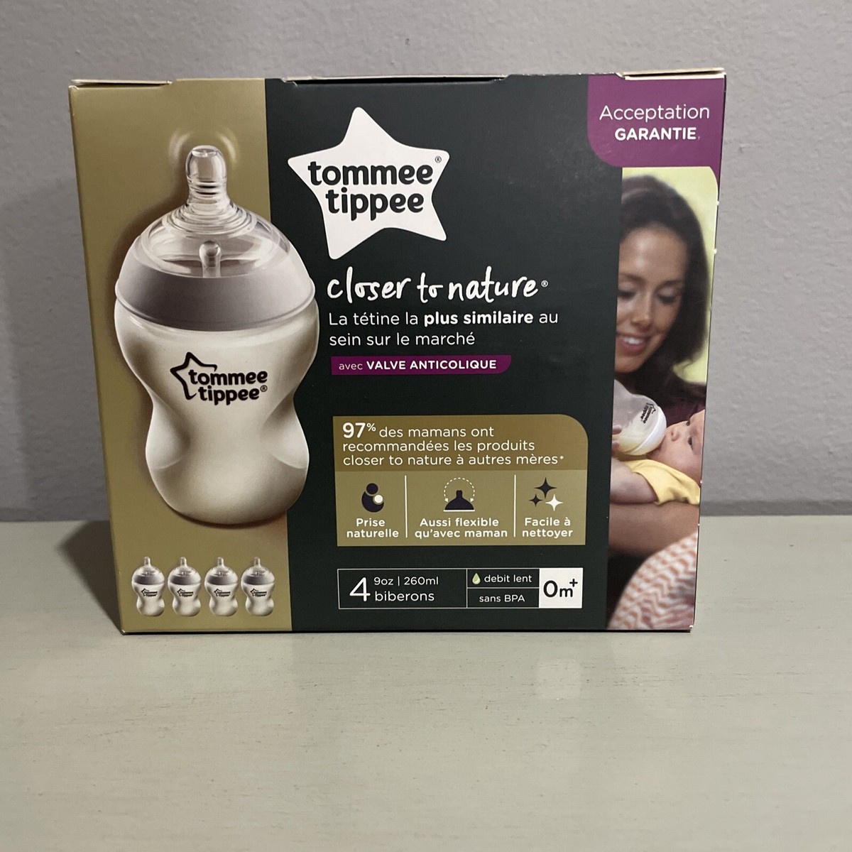 Tommee Tippee Closer to Nature Anti-Colic Valve Baby Bottles oz