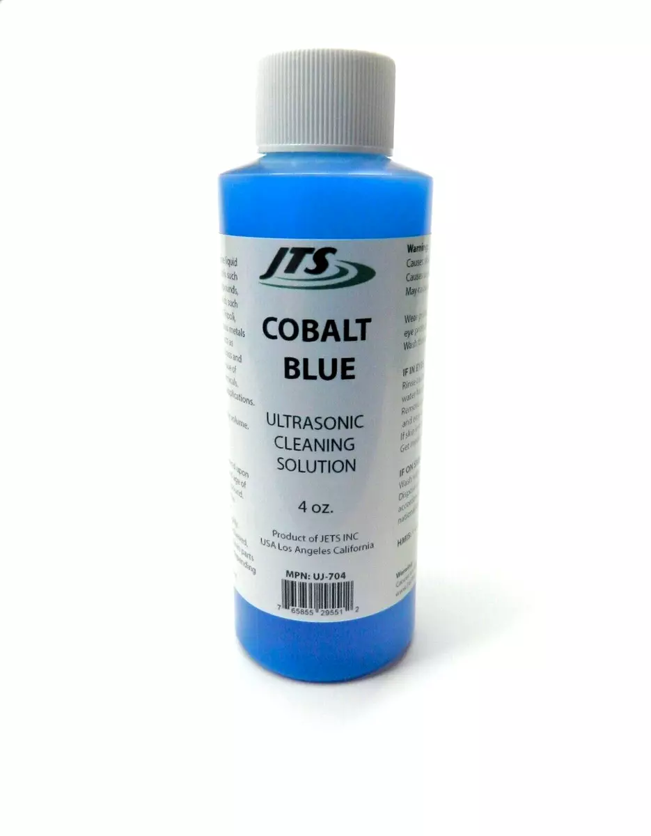 Ultrasonic Solution Cleaner Cobalt Blue Concentrate Cleaning Jewelry Parts  4oz