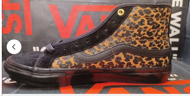 Vans Men's 4.5/Women' 6 Skate Sk8-Hi Deco Cher Strauberry Cheetah