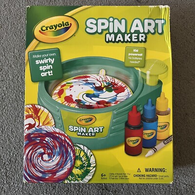 CRAYOLA 74-7084 Spin Art Maker Kit Neu Versiegelt