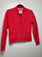 American Giant Baseball Varsity Jacket, Womens, Small, Red