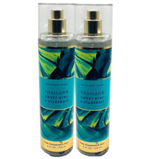2 BATH BODY WORKS THAILAND SWEET KIWI STARFRUIT FINE FRAGRANCE MIST 8 OZ NEW
