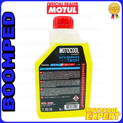 Liquido Radiatore Refrigerante Motul Motocool Expert Hybrid Tech Moto 1 LT  FL01