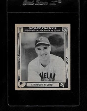 1948 Swell Sport Thrills Bob Feller Strikeout Record
