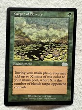 MTG - Carpet of Flowers  Urza's Saga - NM - Free Shipping!