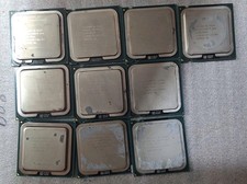 Lot Of 10 Intel Core 2 Duo CPU 3.00GHz Mixed Speed See The Picture