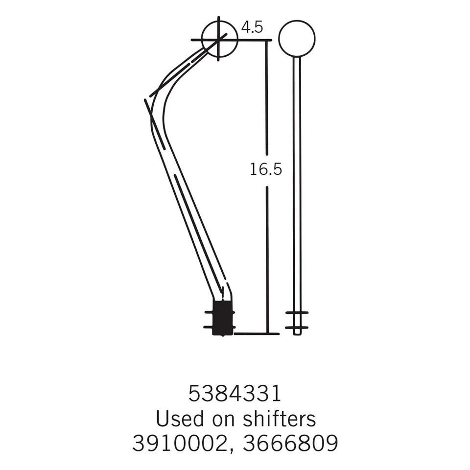 For Ford F-150 75-87 Mastershift Manual Transmission Shifter Assembly Foto 3 de 4