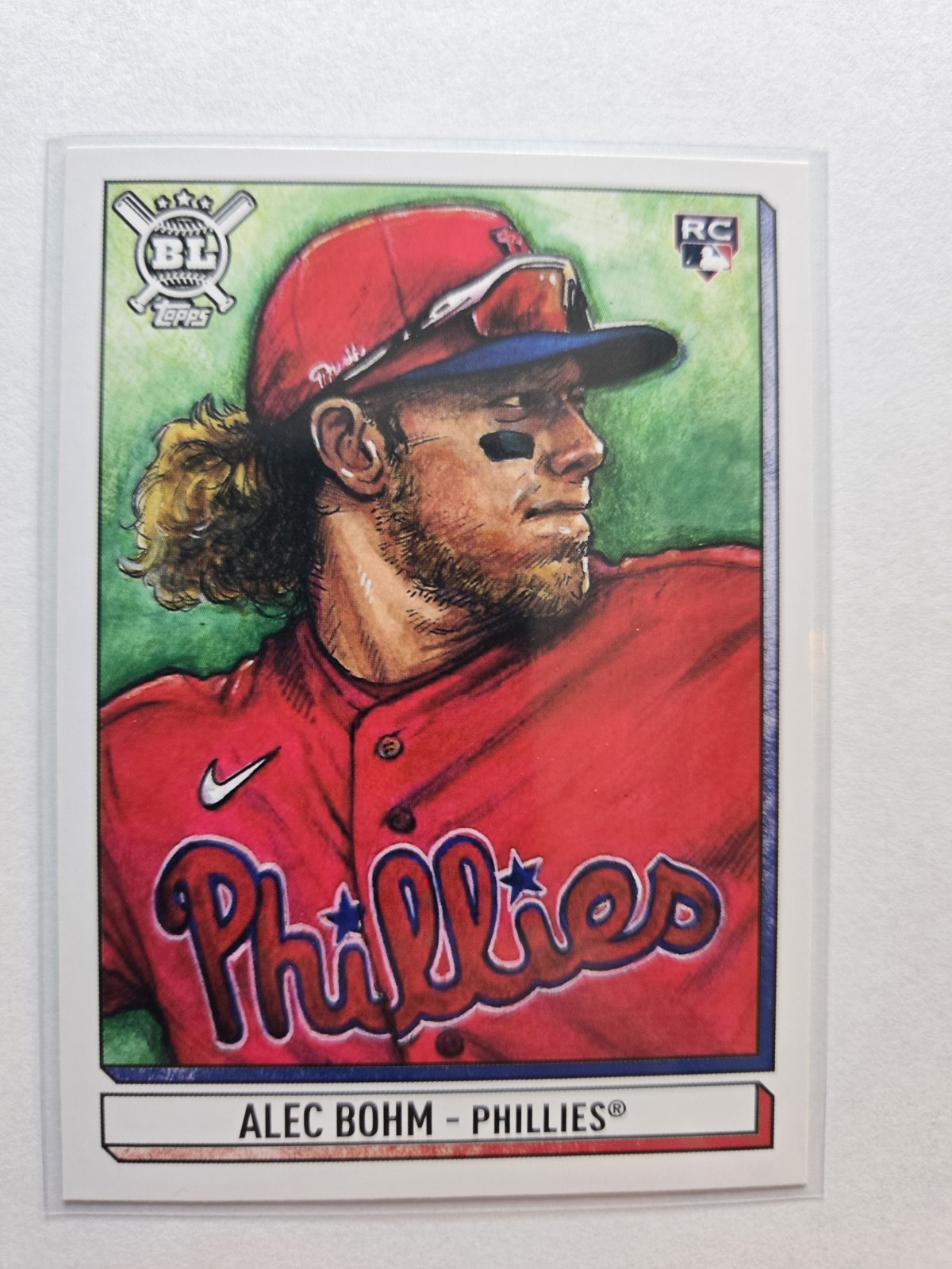Alec Bohm 2021 Topps Big League Art of the Game #ATG-AB Phillies SP AA74