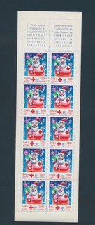 XE75092 France XXL santa claus red cross booklet MNH