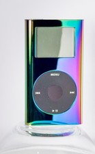 Rainbow Plated iPod Mini 2nd Gen - 128-512GB Clickwheel Backlight Taptic iFlash