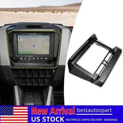 1PCS ABS Carbon Central Steering Wheel Cover Trim For Polaris RZR PRO 2020+ New