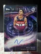 2025 Topps Midnight Will Riley RC Stroke of Midnight Twilight ON CARD Auto /199
