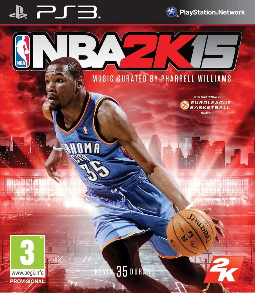 NBA 2K15 2015 Sony Playstation 3 PS3 Play3 PAL-España Completo 2K Kevin Duran