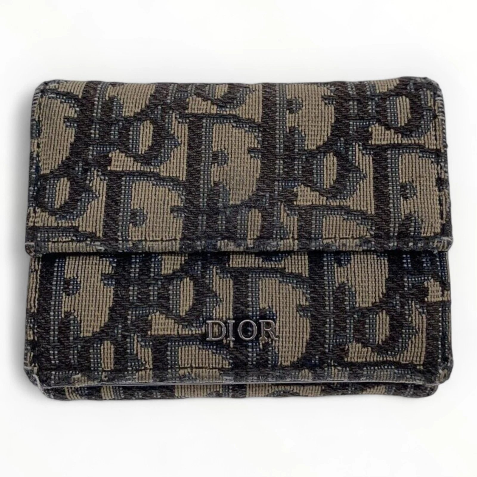Christian Dior Portefeuille Tri Fold Femme 24 BO 1109 9497