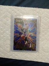 LeBron James 2021/2022 Select Prizm #5 Blue Turbocharged Insert Card