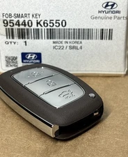 Hyundai Grand i10 2023 Genuine Smart Key Remote 3 Button 433MHz 95440-K6550 thumbnail 5