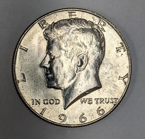 1966 Kennedy Silver Half Dollar UNC