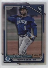 2024 Bowman Chrome Prospects Refractor 52/499 Felnin Celesten #BCP-210 p8v