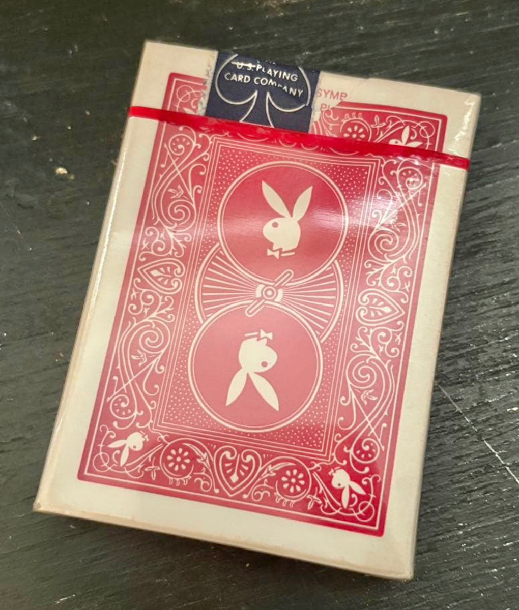 トランプ Vintage Playboy Playing Cards USA PLAYBOY Playmate PLAYING CARDS & CASE 🃏 Twin Deck Pack - 1 Open