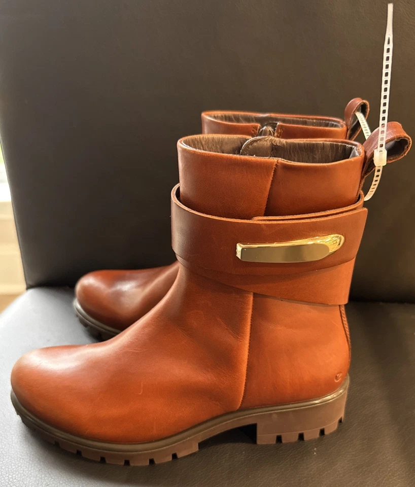 ECCO Modtray Women Brown Ankle Boots New Without Box Women's Size 5-5.5 EU 36 - Image 3 of 4