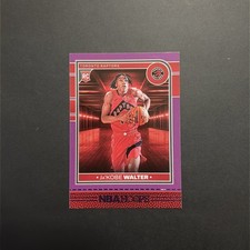 Jakobe Walter NBA Hoops rookie Purple. Toronto raptors 
