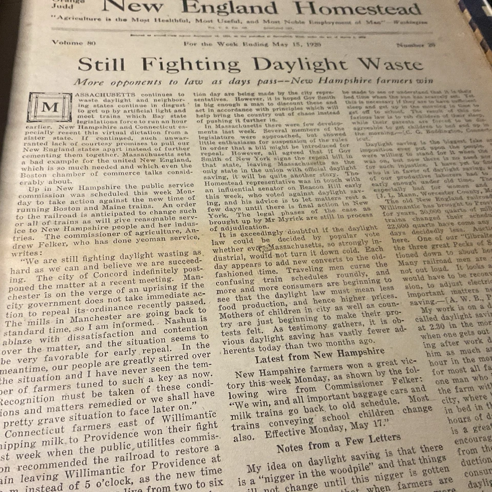 1920 New England Homestead Jornal Luz do Dia Anúncios Grafonola  - Imagem 4 de 4