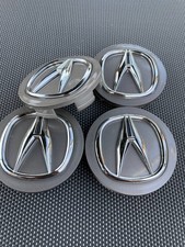 Acura Set Of 4 Gray 69 Mm2.71 In Wheel Center Caps - Compatible To Most Models