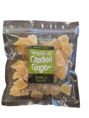 6 Bags Trader Joe's Uncrystallized Candied Ginger Dried 8oz each bag exp 07/2026