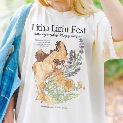 Litha Summer Solstice Wiccan Pagan Comfort Tee