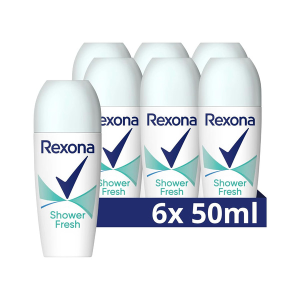 Rexona Deo Roll-On Shower Fresh Anti-Transpirant 48H Schutz 6X 50Ml-image