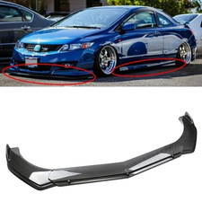 Carbon Fiber Front Bumper Lip Spoiler Splitter Body Kit For Honda Civic Si Coupe