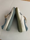 VTG GOLF SHOES made In England Size 4.5 White With Blue Trim — photo 7