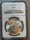 1890-O Morgan Silver Dollar MS-63 NGC Great looking coin