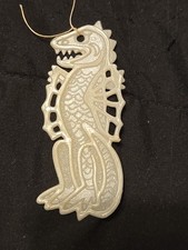 1970s POST FRUITY PEBBLES T-REX "Glow In The Dark Dinosaur" CEREAL BOX PREMIUM