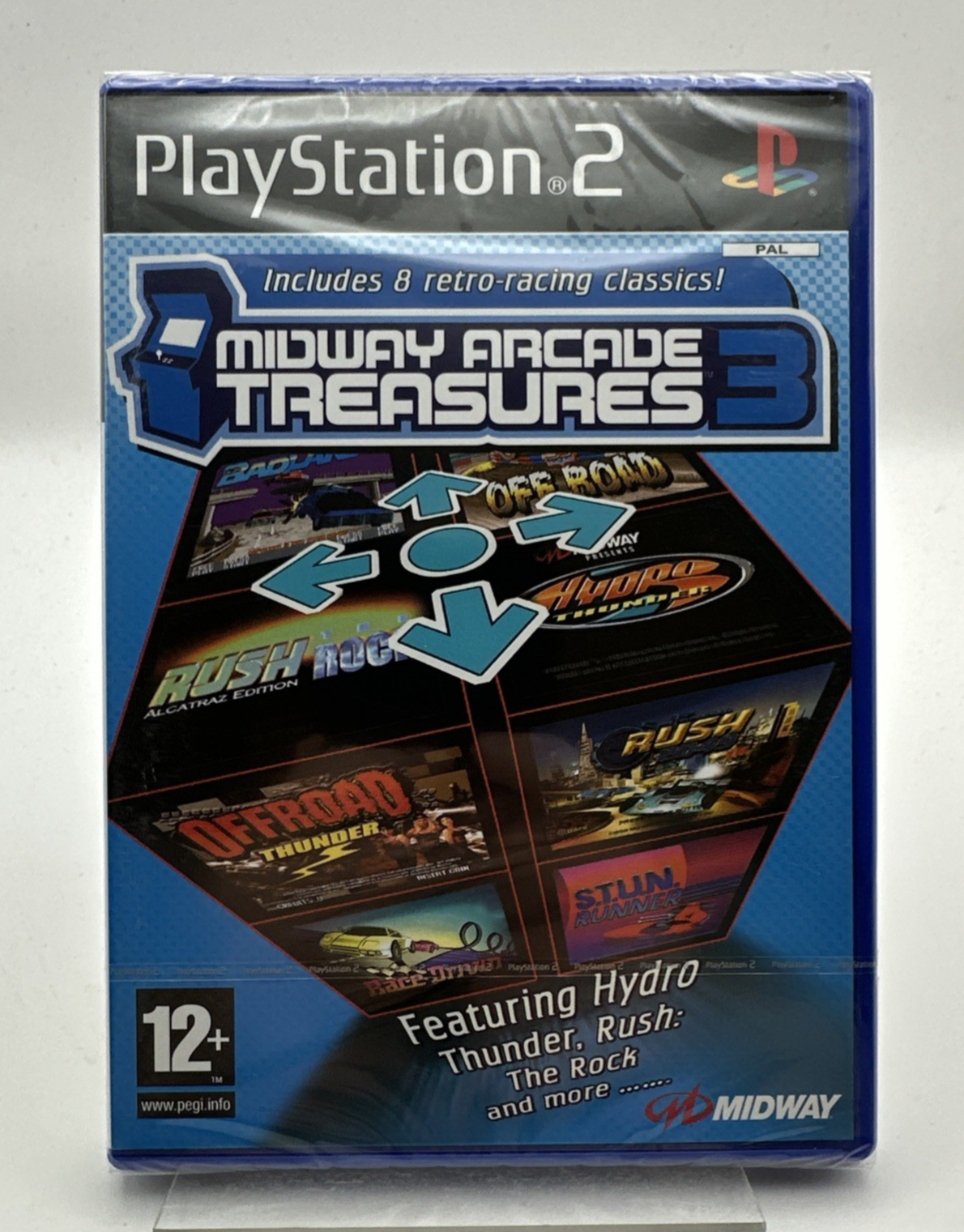 PS2 Midway Arcade Treasures 3, New And Factory Sealed
