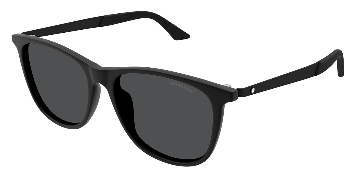 Montblanc MB0330S Sunglasses Men Black 56mm New 100  display picture 1