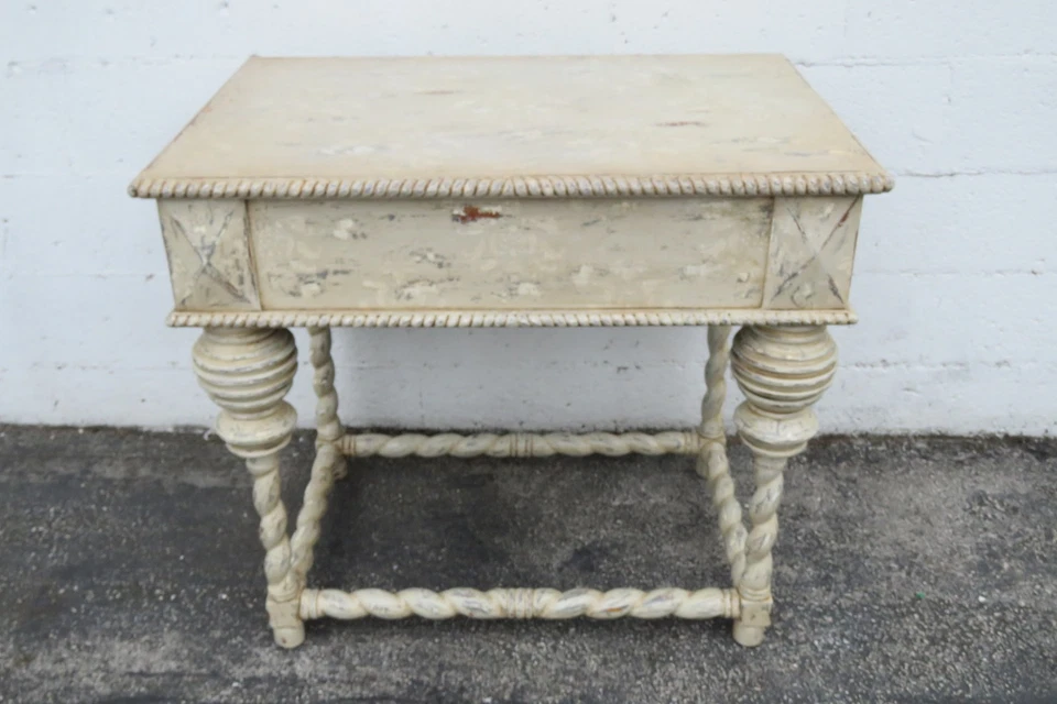 Guildmaster Shabby Chic Envejecido Pintado Tallado Husillo Piernas Buffet 5995 Foto 3 de 4