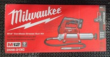 Milwaukee M12 12V Cordless Grease Gun Kit - 2446-21XC