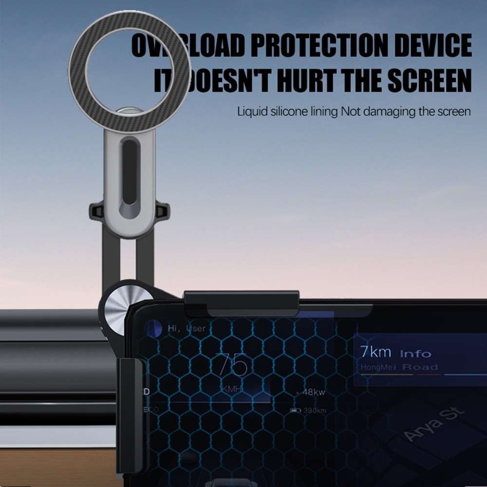 For Tesla Model 3/Y/S/X Car Screen Phone Mount Magnetic Telescopic Holder Stand