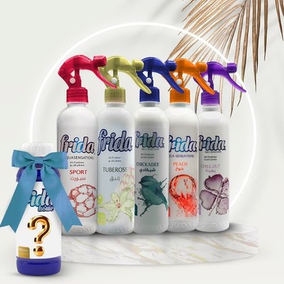 Frida Luft & Bodenerfrischer Duftpaket 6 Düfte, langanhaltend